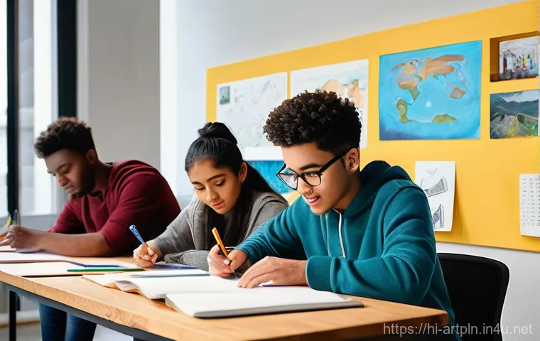 미술문화기획사의 커리어 목표 설정법 - **Prompt: Empowered Artist's Gallery Opening**
    A vibrant, medium shot photograph of a confident ...