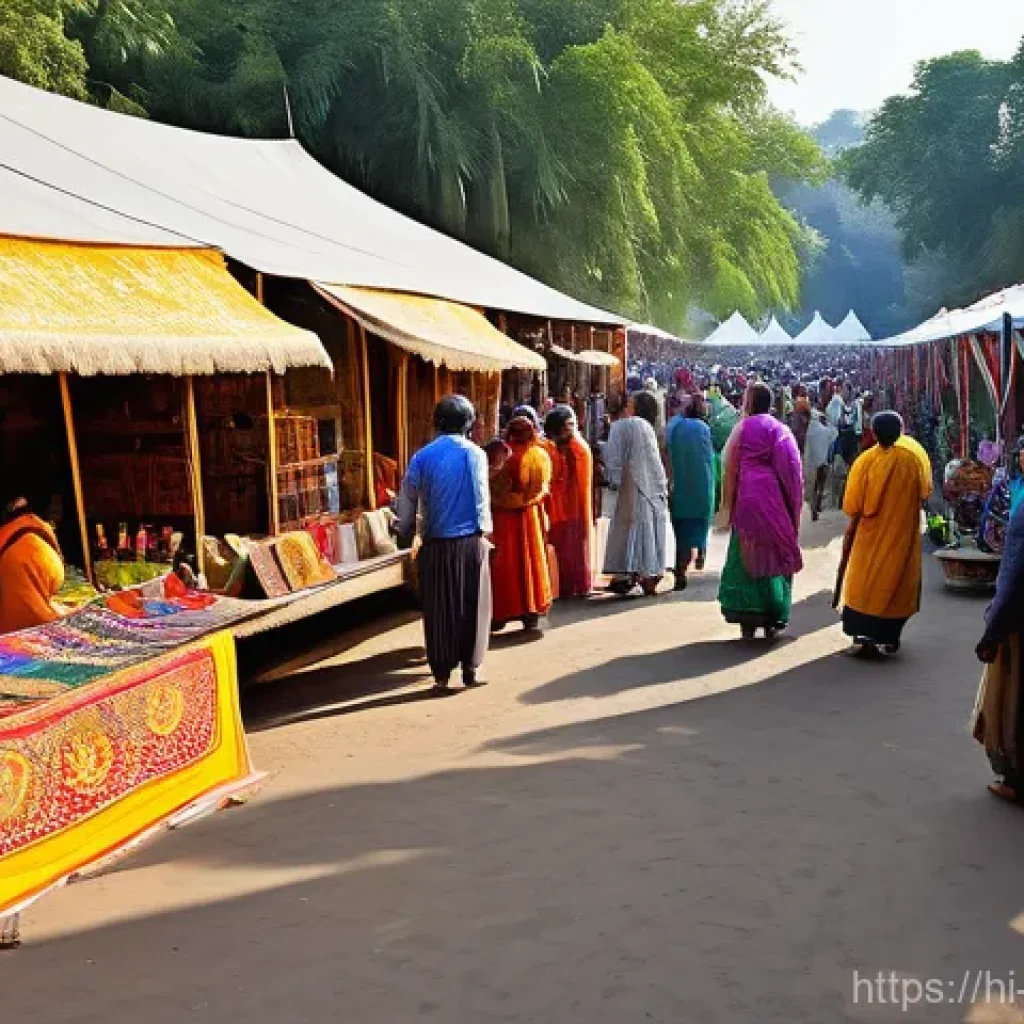 미술문화기획사의 프로젝트 관리 노하우 - **Prompt 1: Vibrant Folk Art Festival in a Rural Setting**
    A wide shot of a bustling folk art fe...