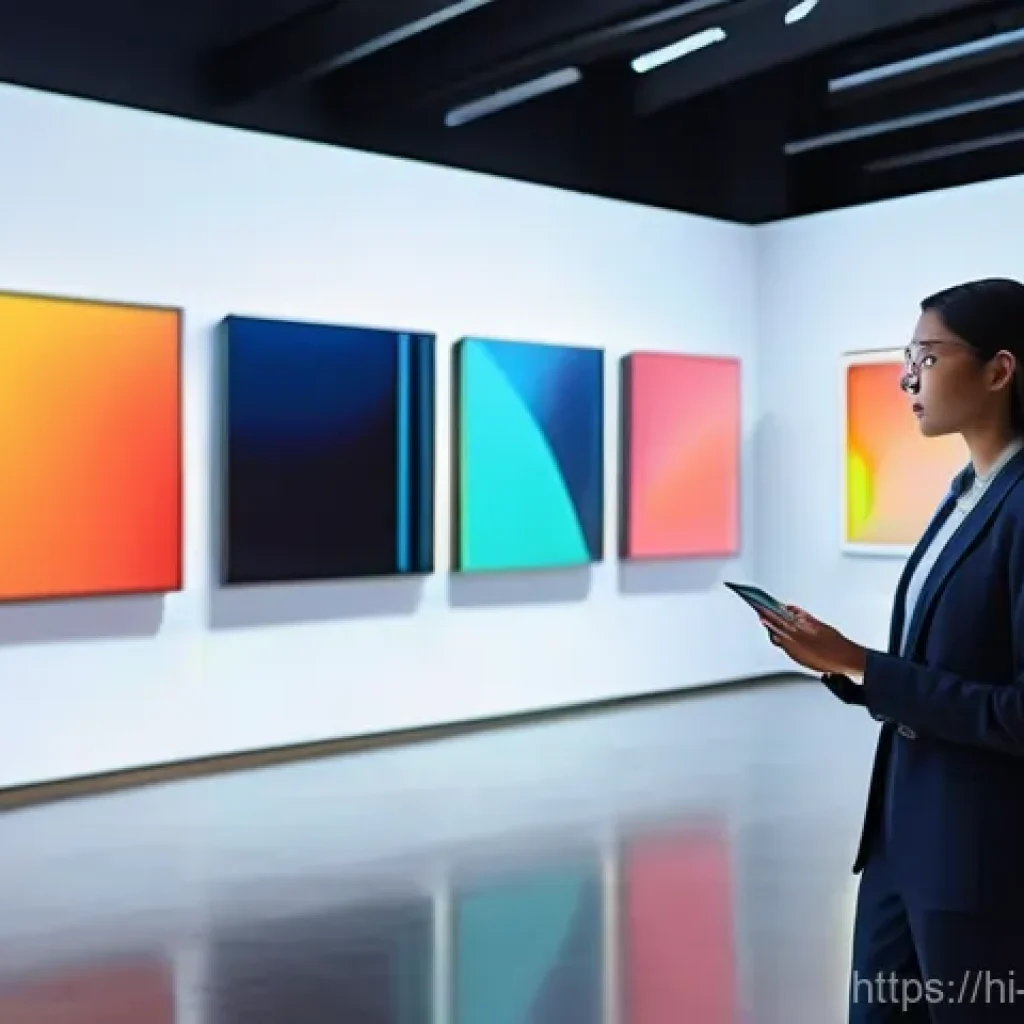 미술문화기획사와 관련된 대학원 프로그램 추천 - **Prompt:** A young, diverse female professional in her late 20s, dressed in stylish yet professiona...