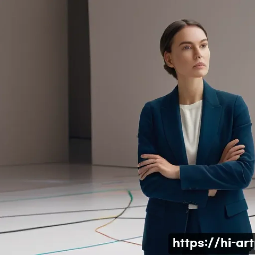 미술문화기획사의 직무 전환 성공 경험담 - **Prompt 1: The Creative Crossroads**
    A young woman in her early thirties stands at a metaphoric...