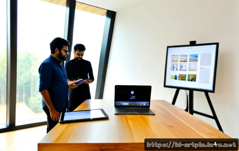 미술문화기획사 업무와 관련된 최신 기술 - Photorealistic contemporary art and cultural planning studio, diverse Indian creative professionals ...